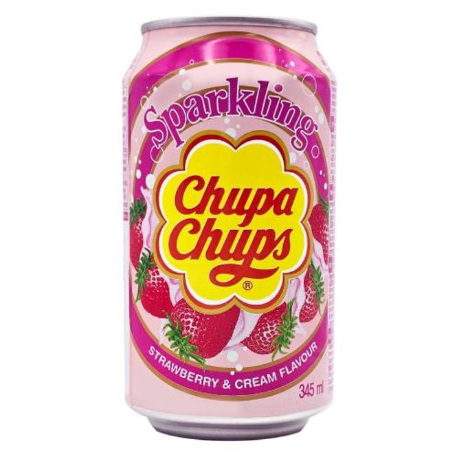 Hovedbilde Chupa Chups Strawberry & Cream 24x345ml