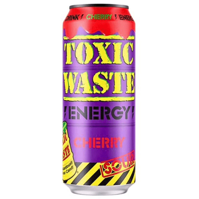 Hovedbilde Toxic Waste Energy Drink Sour Cherry 12x500ml