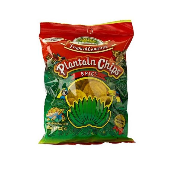 Tropical Gourmet SPICY Plantain Chips 20x85g