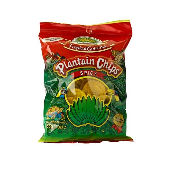 Hovedbilde Tropical Gourmet SPICY Plantain Chips 20x85g