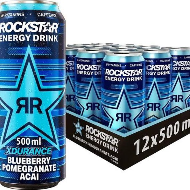 Hovedbilde Rockstar Blueberry Promegranate 12x500ml