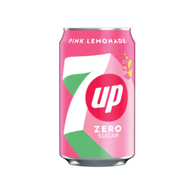 Hovedbilde 7up Pink Lemonade Zero  24x330ml