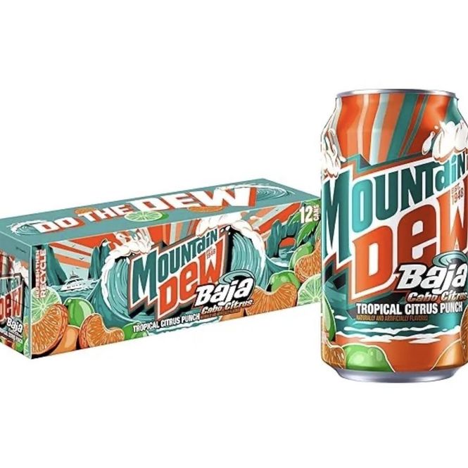 Hovedbilde Mountain Dew Baja Cabo Citrus 24x355ml