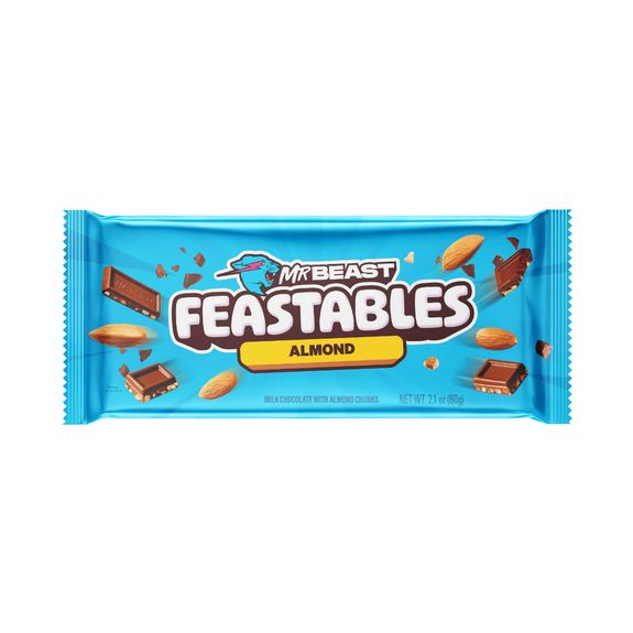 MrBeast Feastables Peanut Butter Milk Chocolate 10x60g