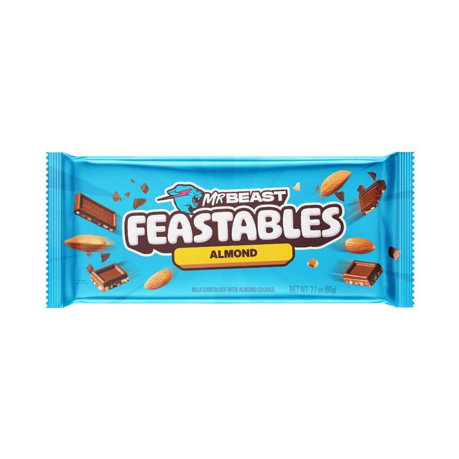 Hovedbilde MrBeast Feastables Peanut Butter Milk Chocolate 10x60g