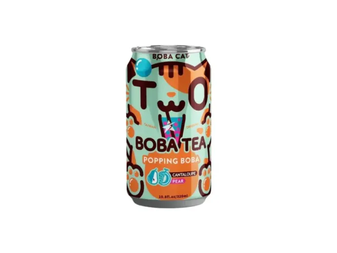 Hovedbilde Boba Cat Cantaloupe Pear Popping Boba Bubble Tea 24x320ml TWN