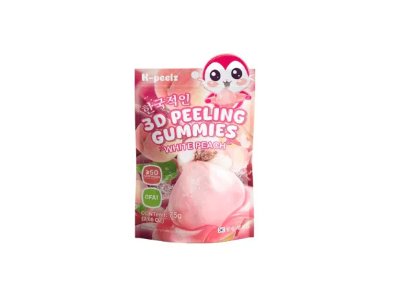 K-Peelz White Peach 3D Peeling Gummies 50x75g