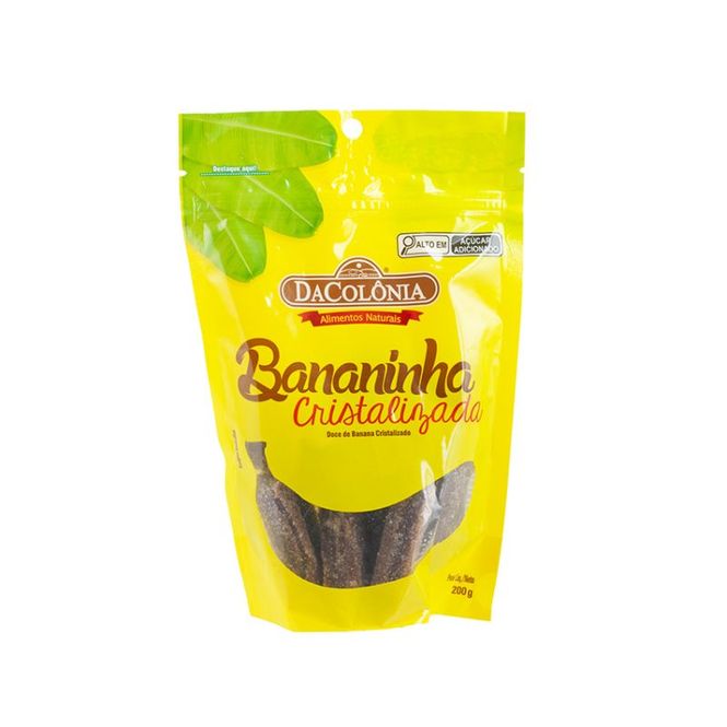 Hovedbilde DACOLONIA Banana Bar Bananinha Cristalizada 20x200g