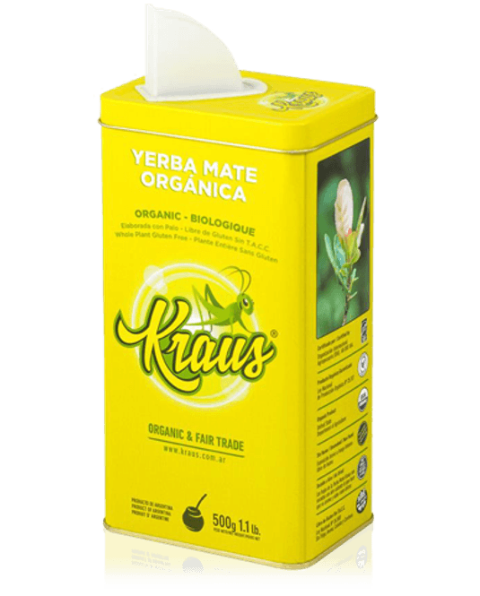 Hovedbilde Kraus Organic Yerba Mate Metalboks 10x500g 