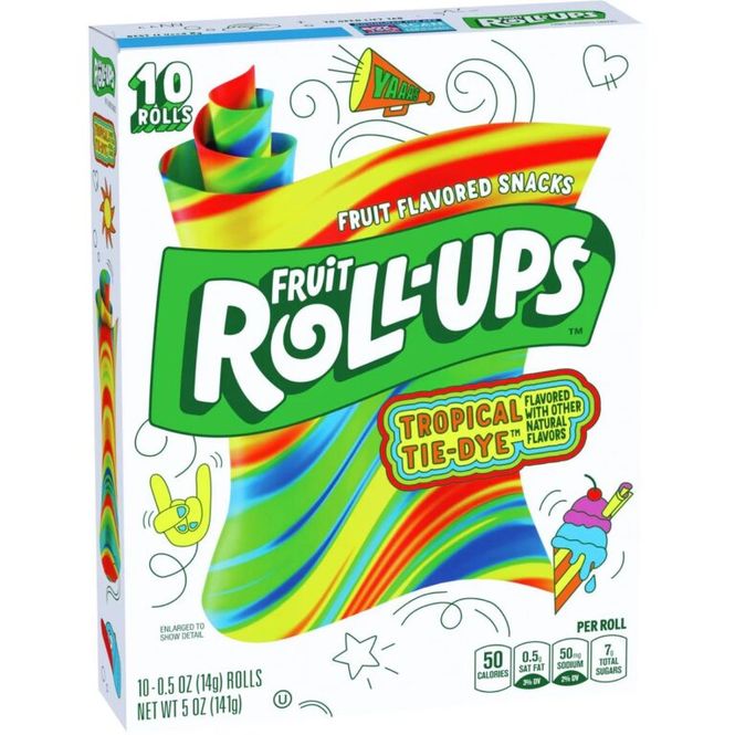 Hovedbilde Fruit Rolls-Ups Tropical Tie Dye 10x141g