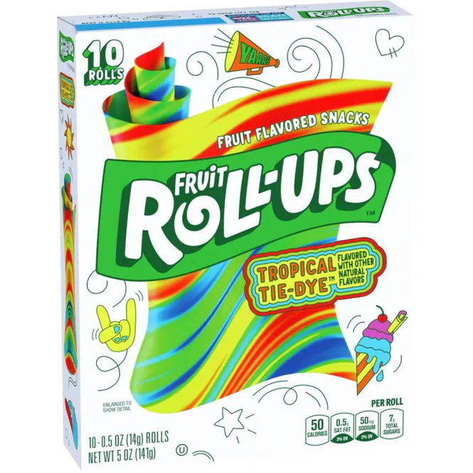 Hovedbilde Fruit Rolls-Ups Tropical Tie Dye 10x141g